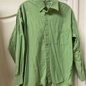 Green Button-Down Shirt